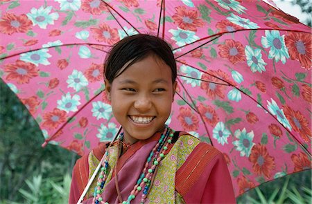 Portrait of Lisu hilltribe girl,Chiang Rai,Thailand Stock Photo - Rights-Managed, Code: 851-02963430