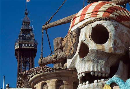 simsearch:851-02963751,k - Pirate,Blackpool,Lancashire,UK Foto de stock - Con derechos protegidos, Código: 851-02963668