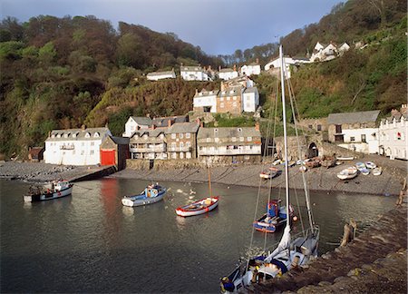 simsearch:851-02963716,k - Boats and harbour,Clovelly,North Devon,England Foto de stock - Con derechos protegidos, Código: 851-02963744