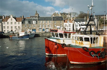 fife - Harbour,Pittenweem,Fife,Scotland Foto de stock - Con derechos protegidos, Código: 851-02963910