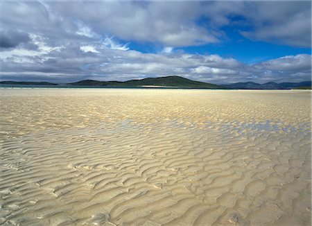 simsearch:851-02963933,k - Ondulations du sable, plage de Seilebost, île de Harris, Ecosse, Royaume-Uni Photographie de stock - Rights-Managed, Code: 851-02963933