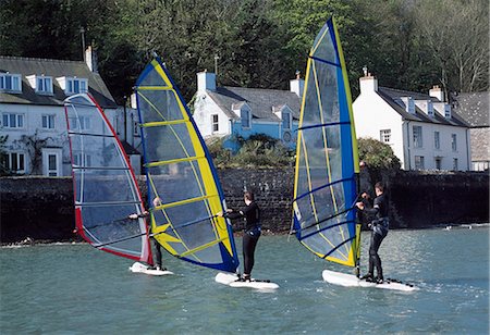 simsearch:851-02963751,k - Windsurfing,Dale,South Wales UK Foto de stock - Con derechos protegidos, Código: 851-02963977