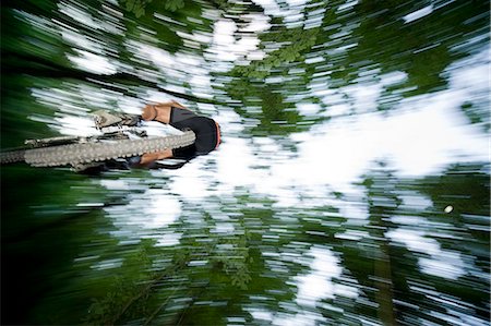 Mountainbiker Luft, Südtirol, Italien Stockbilder - Lizenzpflichtiges, Bildnummer: 853-06120441