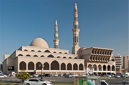 King Faisal Mosque, Sharjah, United Arab Emirates Stock Photo - Rights-Managed, Code: 853-07026689