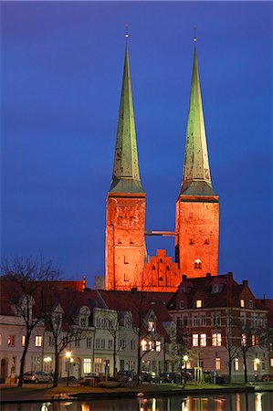 Cathedral, Luebeck, Schleswig-Holstein, Germany, Europe Foto de stock - Con derechos protegidos, Código: 853-07026701