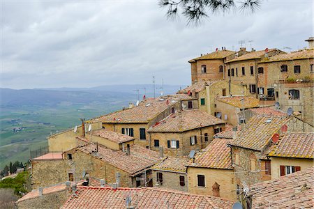 City view, Volterra, Tuscany, Italy, Europe Stock Photo - Rights-Managed, Code: 853-07026735