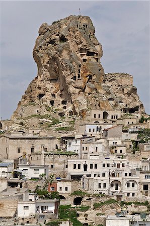 Houses, Ortahisar, Cappadocia, Anatolia, Turkey, Asia Stock Photo - Rights-Managed, Code: 853-07241862
