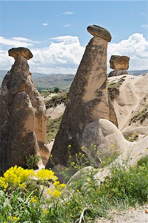 Rock columns, Cappadocia, Anatolia, Turkey, Asia Foto de stock - Con derechos protegidos, Código: 853-07241874