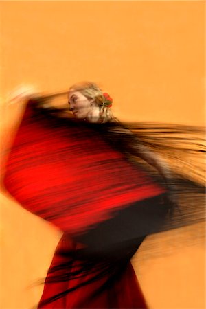 flamenco - Weibliche Flamencotänzerin Stockbilder - Lizenzpflichtiges, Bildnummer: 853-02914060