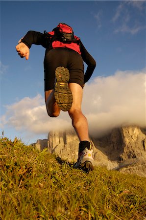 person jogging, Trentino Alto Adige italy Stock Photo - Rights-Managed, Code: 853-02914118