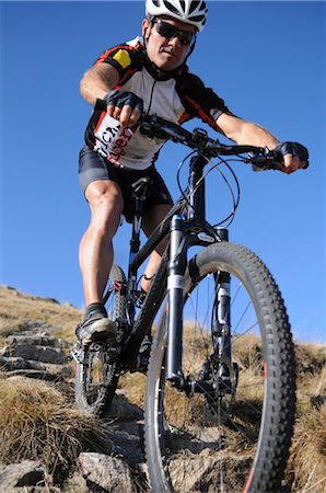 Mountainbiker, Trentino-Südtirol-Italien Stockbilder - Lizenzpflichtiges, Bildnummer: 853-02914400