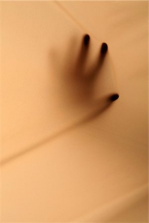 silhouette of a hand close-up Stock Photo - Rights-Managed, Code: 853-02914510