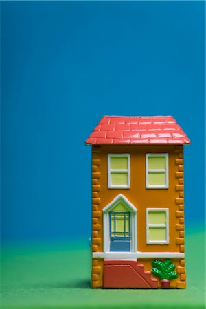 Maquette d'une maison Photographie de stock - Rights-Managed, Code: 853-03616778