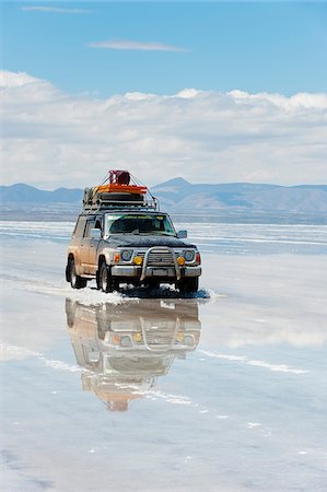 South America, Bolivia, Salir de Uyuni, salt flats Foto de stock - Con derechos protegidos, Código: 862-05997076