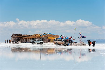 salt pan - South America, Bolivia, Salir de Uyuni, salt flats Stock Photo - Rights-Managed, Code: 862-05997078