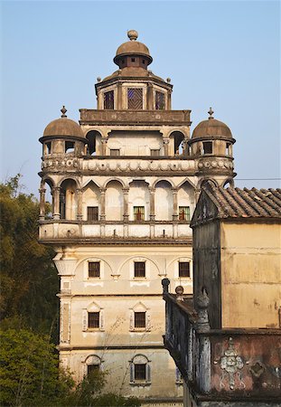 simsearch:862-06825167,k - Ruishi Diaolou in Jinjiangli village (UNESCO World Heritage Site), Kaiping, Guangdong, China Foto de stock - Con derechos protegidos, Código: 862-05997134