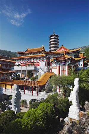 Western Monastery, Tsuen Wan, New Territories, Hong Kong, China Foto de stock - Direito Controlado, Número: 862-05997189