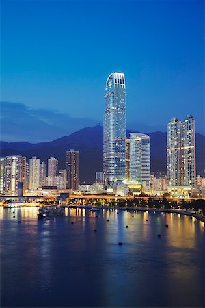 View of Nina Towers, Tseun Wan, New Territories, Hong Kong, China Stock Photo - Rights-Managed, Code: 862-05997200