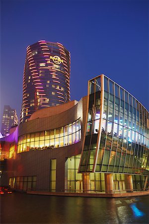 Hard Rock Hotel at dusk, City of Dreams, Cotai Strip, Macau, China Stock Photo - Rights-Managed, Code: 862-05997235