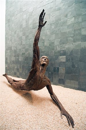 Central America, El Salvador, San Salvador (capital city), sculpture of Jose Simeon Canas by Ruben Martinez, Museo de Arte de El Salvador Foto de stock - Con derechos protegidos, Código: 862-05997496