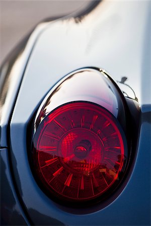 plastic - La Fontonne, Antibes, Provence Alpes Cote d'Azur, France. Tail light of luxury supercar Ferrari California Stock Photo - Rights-Managed, Code: 862-05997670