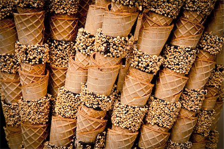 photo of unesco world heritage sites in regensburg - Ice cream cones detail in Regensburg, Germany Stock Photo - Rights-Managed, Code: 862-05997813