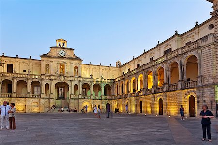 Italy, Apulia, Lecce district, Salentine Peninsula, Salento, Lecce, Duomo square, the Cathedral. Stock Photo - Rights-Managed, Code: 862-05997952