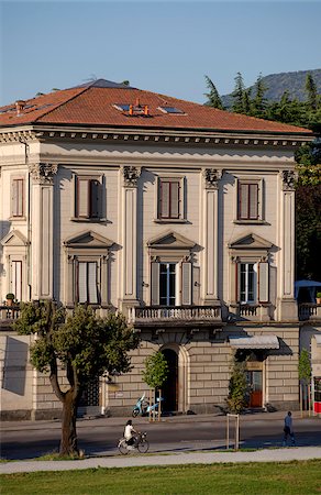 puccini - Italy, Tuscany, Lucca. One of the villas just outside the Medieval city walls Stock Photo - Rights-Managed, Code: 862-05997995