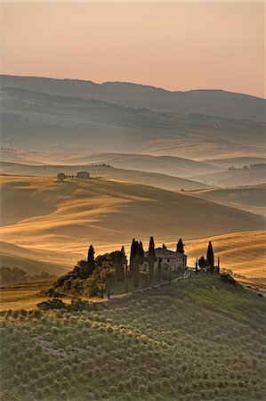 san quirico d'orcia - Italien, Toskana, Siena Landkreis Orciatal, Podere Belvedere in der Nähe von San Quirico d ' Orcia Stockbilder - Lizenzpflichtiges, Bildnummer: 862-05998051