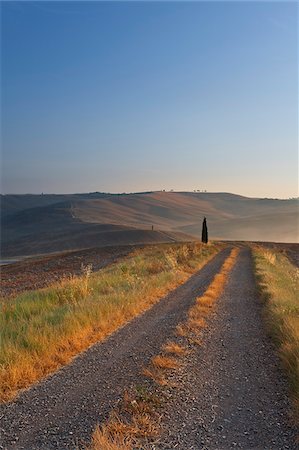 san quirico d'orcia - Italien, Toskana, Siena Bezirk, Orcia-Tal, auf dem Land. Stockbilder - Lizenzpflichtiges, Bildnummer: 862-05998075