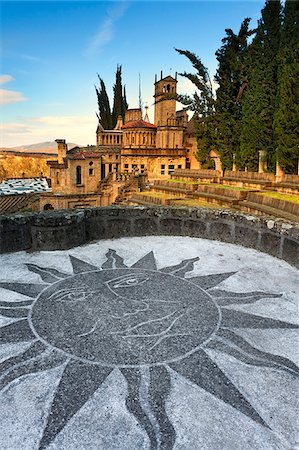 Italy, Umbria, Terni district, Montegabbione, La Scarzuola, Ideal City by Tommaso Buzzi architect Foto de stock - Con derechos protegidos, Código: 862-05998099