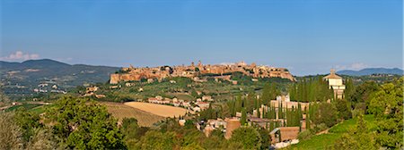 Vue panoramique sur quartier, Orvieto, Italie, Ombrie, Terni Photographie de stock - Rights-Managed, Code: 862-05998138