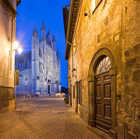 Italie, Ombrie, Terni district, Orvieto, cathédrale de la Piazza Duomo. Photographie de stock - Rights-Managed, Code: 862-05998133