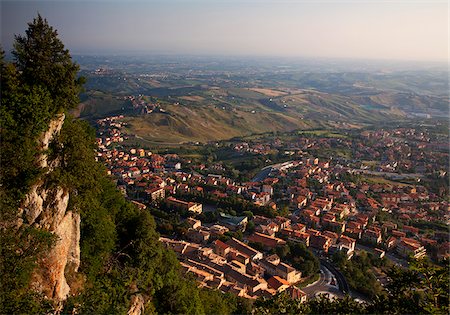 Europe, San Marino. Detail of Monte Titano Stock Photo - Rights-Managed, Code: 862-05998228