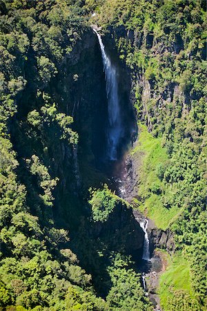The Gura Falls plunge 1,000 feet in the Aberdare National Park. Stock Photo - Rights-Managed, Code: 862-05998419