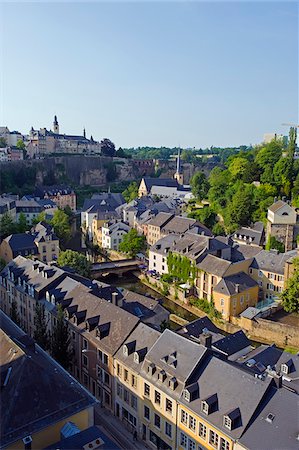 Europe; The Grand Duchy of Luxembourg, Luxembourg city, Unesco World Heritage site, old town Stock Photo - Rights-Managed, Code: 862-05998537