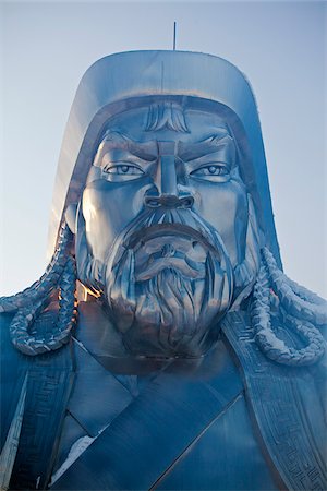 simsearch:862-05998618,k - Tsonjin Boldog de Mongolie, Province de Tov. Une statue de 40 m de hauteur de Gengis Khan à cheval se trouve sur le dessus de la Statue de Gengis Khan complexe et Musée. Photographie de stock - Rights-Managed, Code: 862-05998622