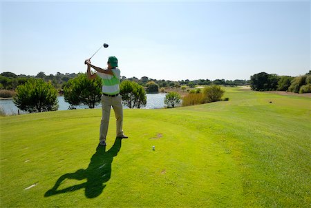 Golden Eagle Golf Court Rio Maior Portugal Stock Photo