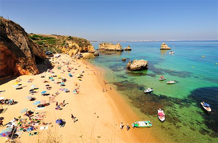 Dona Ana beach. Lagos, Algarve. Portugal Stock Photo - Rights-Managed, Code: 862-05998819