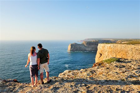 Sao Vicente cape, where the great world discoveries of Portugal were planned by Infante Dom Henrique. Algarve, Portugal Foto de stock - Direito Controlado, Número: 862-05998822