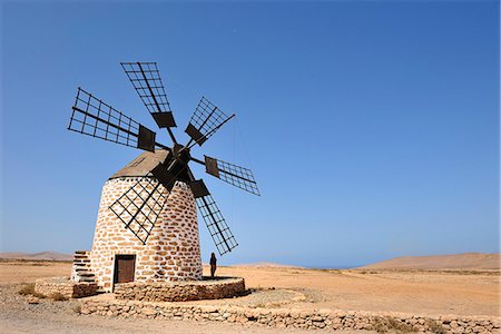 simsearch:862-05999249,k - Traditional windmill in Los Molinos, Fuerteventura, Canary islands Stock Photo - Rights-Managed, Code: 862-05999274