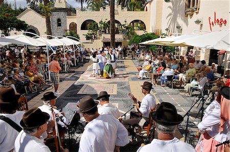 San Cristobal Traditional Folk Group. Las Palmas de Gran Canaria, Canary islands Stock Photo - Rights-Managed, Code: 862-05999285