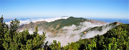 spain panoramic - Anaga Mountains Rural Park. Tenerife, Canary islands Stock Photo - Rights-Managed, Code: 862-05999302