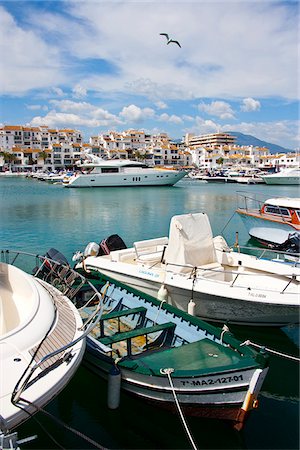 port of spain - Puerto Banus, one of the most luxury ports in Spain, Costa del Sol, MArbella, Andalusia, Spain Stock Photo - Rights-Managed, Code: 862-05999346