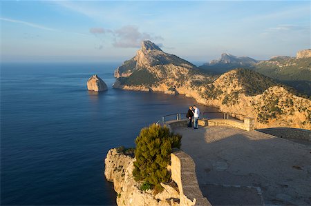 spain travel destination - Mirador des Colomer, Cap Formentor, Majorca, Balearic Islands, Spain Stock Photo - Rights-Managed, Code: 862-05999460