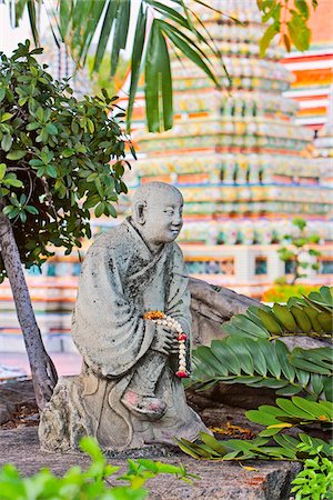 simsearch:862-05999506,k - Thailand, bangkok, Statue at Wat Pho Stock Photo - Rights-Managed, Code: 862-05999510