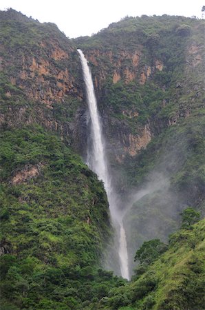 Waterfall at the Canyon north of Pasto, Colombia, South America Stock Photo - Rights-Managed, Code: 862-06541107