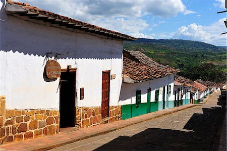 simsearch:862-07495850,k - Colonial Town of Barichara, Colombia, South America Fotografie stock - Rights-Managed, Codice: 862-06541173