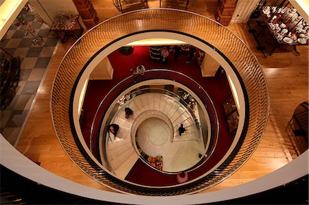 department store interior - The big stair in the Fortnum and Mason Department Store in London Piccadilly. Stock Photo - Rights-Managed, Code: 862-06541304