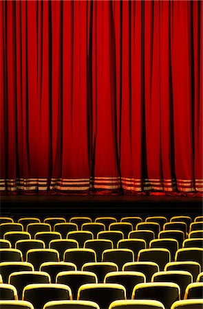 spotlight on stage - Europe, England, Derbyshire, Stoke On Trent, Regent Theatre Stock Photo - Rights-Managed, Code: 862-06541359